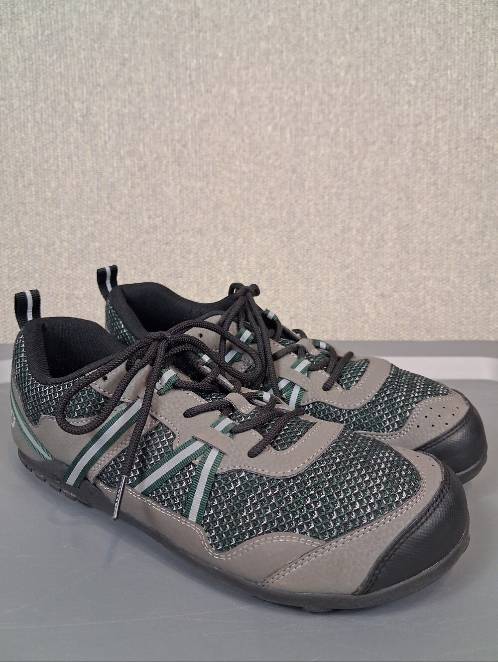 Xero Shoes TerraFlex Minimalist Zero-Drop Trail Running Forest Green Grey Men 10